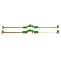 Buzz bars Dayko 3 Rods Argento & Verde