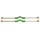 Buzz bars Dayko 3 Rods Argento & Verde