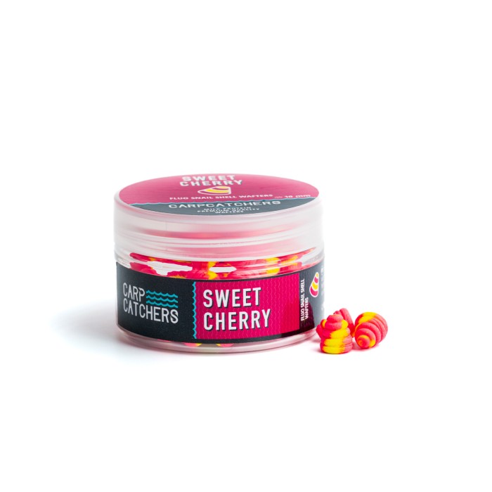 Carp Catchers Fluo Snail Shell Wafters Sweet Cherry 10mm - new