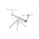  Dayko Rod Pod Compact bitubo Argento 3 Rods