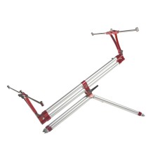 Dayko Rod Pod Compact bitubo Argento & Rosso 3 Rods