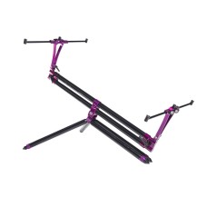  Dayko Rod Pod Compact bitubo Nero & Viola 3 Rods Black Buzzbars Limited Edition