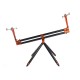 Dayko Rod Pod Compact bitubo Nero & Orancia 3 Rods