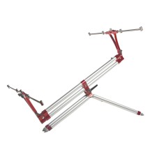 Dayko Rod Pod Compact bitubo Argento & Rosso 4-5 Rods