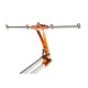 Dayko Rod Pod Compact bitubo Argento & Orancia 4-5 Rods