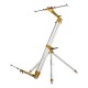 Dayko Rod Pod Compact bitubo Argento & Oro 4-5 Rods