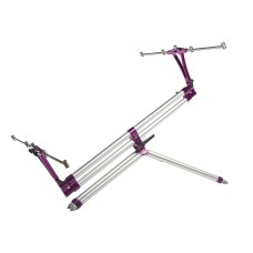 Dayko Rod Pod Compact bitubo Argento & Viola 4-5 Rods