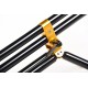  Dayko Rod Pod Compact bitubo Nero & Oro 3 Rods Black Buzzbars Limited Edition